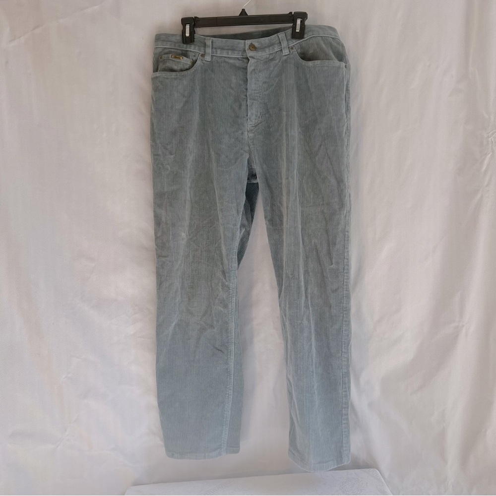 Lauren Ralph Lauren Lauren Jeans Co. Corduroy Blue/Gray 
5 Pocket Zip/Button 16👍
